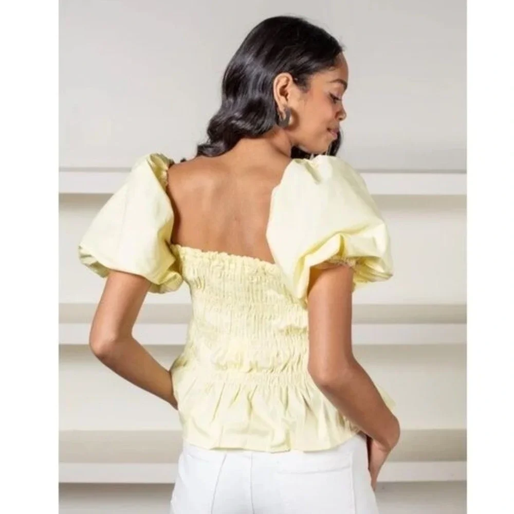 ASTR The Label Savina Top in Lemonade Size XL